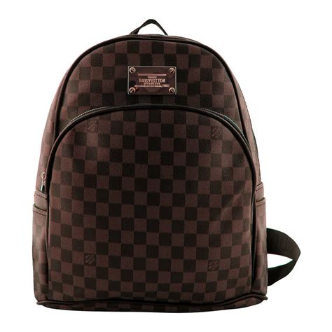 how to know if a louis vuitton backpack is real|louis vuitton backpack checkered.